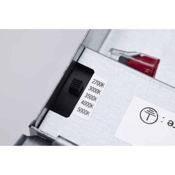 SATCO/NUVO 8W LED Direct Wire Economy Downlight Remote Driver 4 Inch CCT Selectable 2700K/3000K/3500K/4000K/5000K 120V Round Flat Face White (S11680)