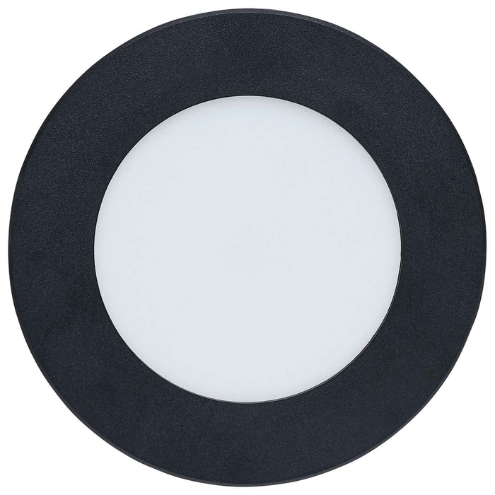 SATCO/NUVO 8W LED Direct Wire Downlight Remote Driver 4 Inch Round CCT Selectable 2700K/3000K/3500K/4000K/5000K 120V Dimmable Flat Face Black (S11685)