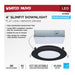 SATCO/NUVO 8W LED Direct Wire Downlight Remote Driver 4 Inch Round CCT Selectable 2700K/3000K/3500K/4000K/5000K 120V Dimmable Flat Face Black (S11685)