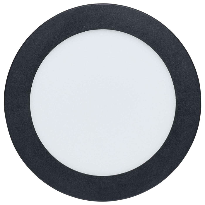 SATCO/NUVO 11W LED Direct Wire Downlight Remote Driver 6 Inch Round CCT Selectable 2700K/3000K/3500K/4000K/5000K 120V Dimmable Flat Face Black (S11686)