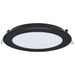SATCO/NUVO 11W LED Direct Wire Downlight Remote Driver 6 Inch Round CCT Selectable 2700K/3000K/3500K/4000K/5000K 120V Dimmable Flat Face Black (S11686)