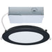 SATCO/NUVO 11W LED Direct Wire Downlight Remote Driver 6 Inch Round CCT Selectable 2700K/3000K/3500K/4000K/5000K 120V Dimmable Flat Face Black (S11686)