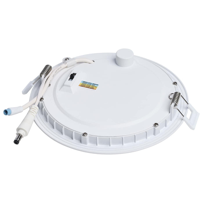 SATCO/NUVO 6 Inch LED Direct Wire Downlight Wattage/CCT Selectable 15W/11W 2700K/3000K/3500K/4000K/5000K Dual Dimming Integrated Emergency/Test Switch (S11697)
