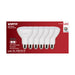 SATCO/NUVO 8.5W BR30 LED Medium Base CCT Selectable 2700K/3000K/3500K/4000K/5000K 700Lm White Finish 90 CRI 120V 6-Pack (S11780)