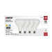 SATCO/NUVO 13W BR40 LED Medium Base CCT Selectable 2700K/3000K/3500K/4000K/5000K 1075Lm White Finish 90 CRI 120V 4-Pack (S11781)