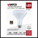 SATCO/NUVO 11W BR40 LED CCT Selectable 2700K/3000K/3500K/4000K/5000K 120V 90 CRI Dimmable E26 Base White (S11785)