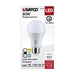 SATCO/NUVO LED A-Shape Lamp CCT Selectable 2700K/3000K/3500K/4000K/5000K 8.8W 90 CRI 120V 800Lm Medium E26 Base Dimmable (S11791)