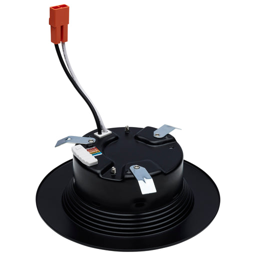 SATCO/NUVO 6.7W LED Downlight Retrofit 4 Inch CCT Selectable 120V Black Finish (S11832R1)