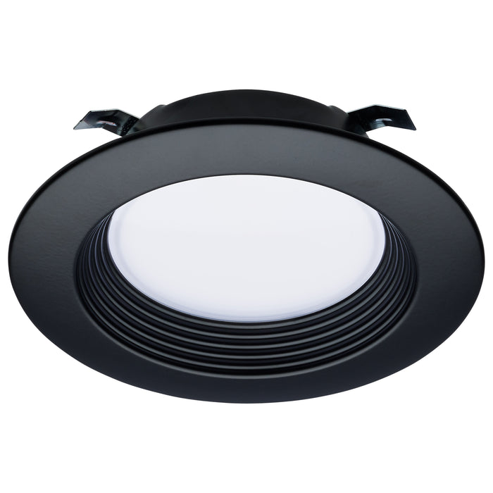 SATCO/NUVO 6.7W LED Downlight Retrofit 4 Inch CCT Selectable 120V Black Finish (S11832R1)