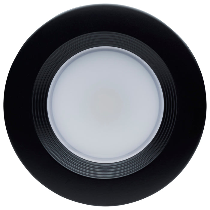 SATCO/NUVO 6.7W LED Downlight Retrofit 4 Inch CCT Selectable 120V Black Finish (S11832R1)