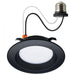 SATCO/NUVO 6.7W LED Downlight Retrofit 4 Inch CCT Selectable 120V Black Finish (S11832R1)