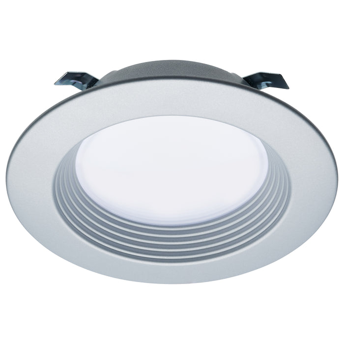 SATCO/NUVO 6.7W LED Downlight Retrofit 4 Inch CCT Selectable 120V Brushed Nickel Finish (S11833R1)