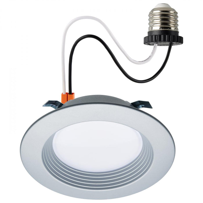 SATCO/NUVO 6.7W LED Downlight Retrofit 4 Inch CCT Selectable 120V Brushed Nickel Finish (S11833R1)