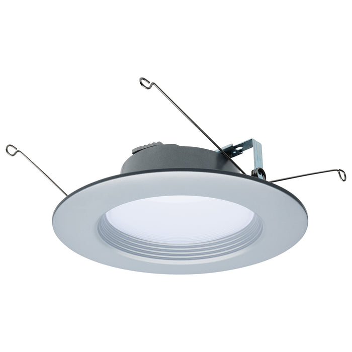 SATCO/NUVO 9W LED Downlight Retrofit 5-6 Inch CCT Selectable 120V Brushed Nickel Finish (S11836R1)