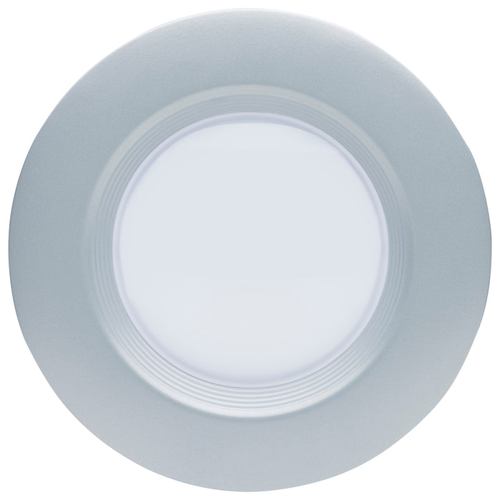 SATCO/NUVO 9W LED Downlight Retrofit 5-6 Inch CCT Selectable 120V Brushed Nickel Finish (S11836R1)
