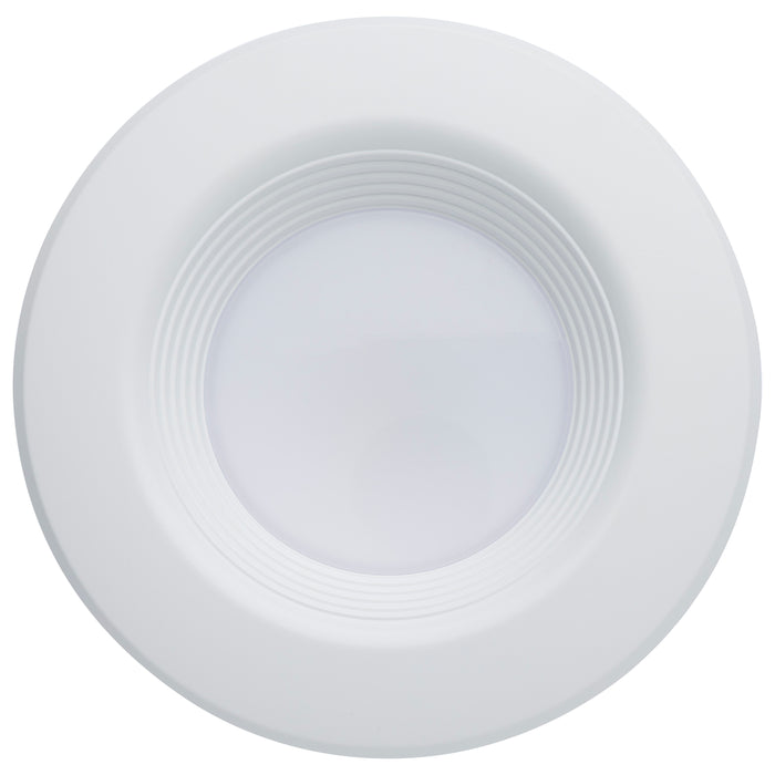 SATCO/NUVO 6.5W LED Downlight Retrofit 4 Inch Baffle CCT Selectable 2700K/3000K/3500K/4000K/5000K 12V Matte White Finish (S11838)
