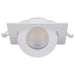 SATCO/NUVO 9W CCT Selectable LED Direct Wire Downlight Gimbaled 4 Inch Square Remote Driver White (S11841)