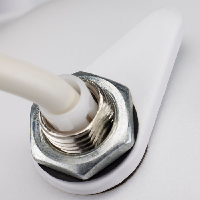 SATCO/NUVO 9W CCT Selectable LED Direct Wire Downlight Gimbaled 4 Inch Square Remote Driver White (S11841)