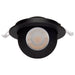 SATCO/NUVO 9W CCT Selectable LED Direct Wire Downlight Gimbaled 4 Inch Round Remote Driver Black (S11842)