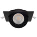 SATCO/NUVO 9W CCT Selectable LED Direct Wire Downlight Gimbaled 4 Inch Square Remote Driver Black (S11843)