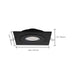 SATCO/NUVO 9W CCT Selectable LED Direct Wire Downlight Gimbaled 4 Inch Square Remote Driver Black (S11843)