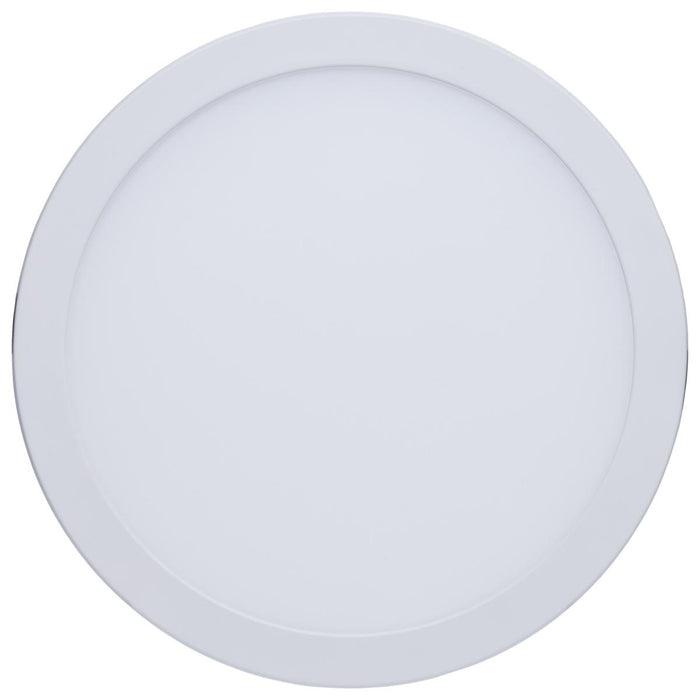 SATCO/NUVO 20W 8 Inch LED Direct Wire Downlight Remote Driver CCT Selectable 2700K/3000K/3500K/4000K/5000K Dual Dimming Flat Face Round 120-277V White (S11847)