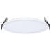 SATCO/NUVO 20W 8 Inch LED Direct Wire Downlight Remote Driver CCT Selectable 2700K/3000K/3500K/4000K/5000K Dual Dimming Flat Face Round 120-277V White (S11847)