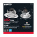 SATCO/NUVO 7.5W LED Direct Wire Downlight Gimbaled 120V CCT Selectable Brushed Nickel Finish (S11855)