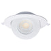 SATCO/NUVO 15W CCT Selectable LED Direct Wire Downlight Gimbaled 6 Inch Round Remote Driver White (S11860)