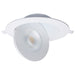 SATCO/NUVO 15W CCT Selectable LED Direct Wire Downlight Gimbaled 6 Inch Round Remote Driver White (S11860)