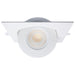 SATCO/NUVO 15W CCT Selectable LED Direct Wire Downlight Gimbaled 6 Inch Square Remote Driver White (S11861)