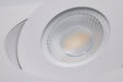 SATCO/NUVO 15W CCT Selectable LED Direct Wire Downlight Gimbaled 6 Inch Square Remote Driver White (S11861)