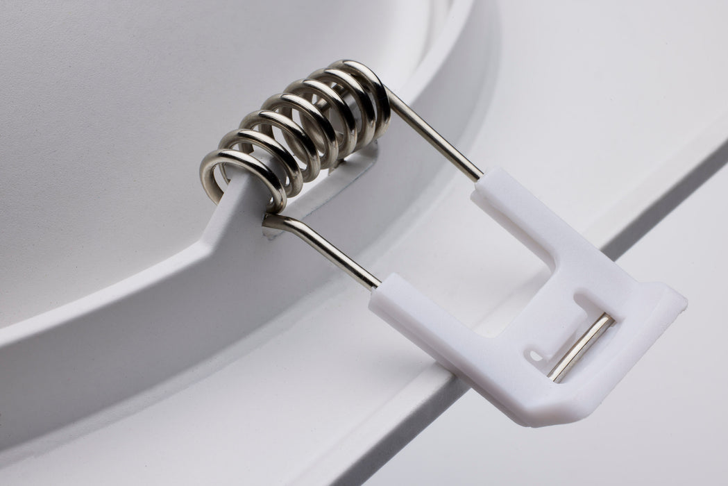 SATCO/NUVO 15W CCT Selectable LED Direct Wire Downlight Gimbaled 6 Inch Square Remote Driver White (S11861)