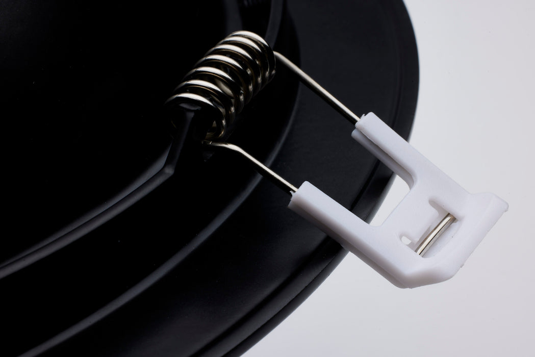 SATCO/NUVO 15W CCT Selectable LED Direct Wire Downlight Gimbaled 6 Inch Round Remote Driver Black (S11862)