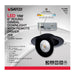 SATCO/NUVO 15W CCT Selectable LED Direct Wire Downlight Gimbaled 6 Inch Round Remote Driver Black (S11862)