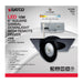 SATCO/NUVO 15W CCT Selectable LED Direct Wire Downlight Gimbaled 6 Inch Square Remote Driver Black (S11863)