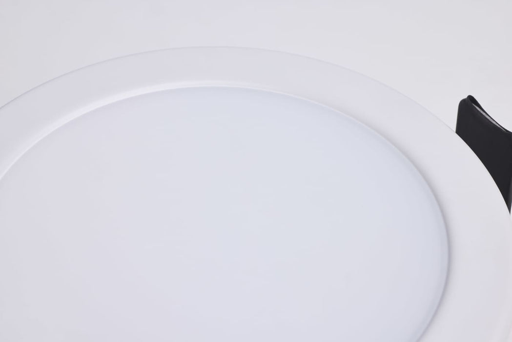 SATCO/NUVO 4 Inch Fire Rated Direct Wire Slim Fit Flat Face Downlight 10W 820Lm CCT Selectable 2700K/3000K/3500K/4000K/5000K 90 CRI Dimmable 120V White (S11864R1)