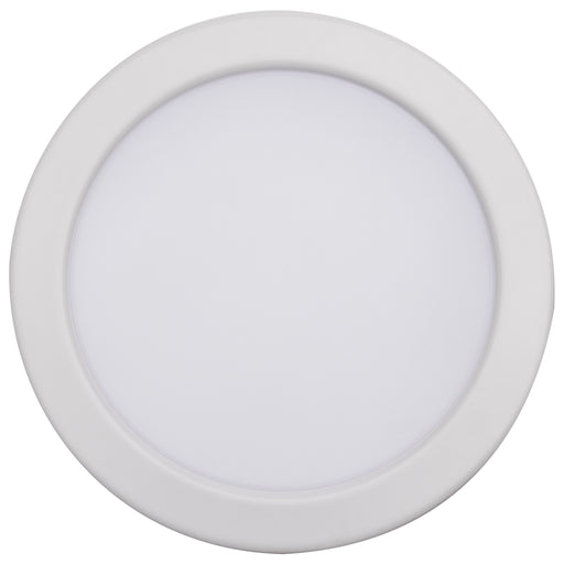 SATCO/NUVO 10W LED Fire Rated 4 Inch Direct Wire Downlight Round Flat Lens CCT Selectable 2700K/3000K/3500K/4000K/5000K 120V Dimmable Remote Driver White (S11864)