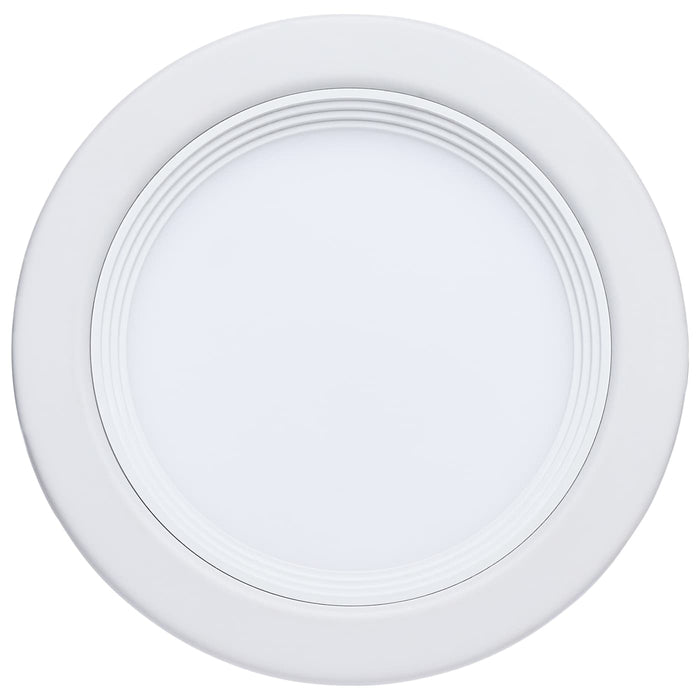 SATCO/NUVO 4 Inch Fire Rated Direct Wire Slim Fit Step Baffle Downlight 10W 820Lm CCT Selectable 2700K/3000K/3500K/4000K/5000K 90 CRI Dimmable 120V White (S11865R1)