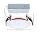 SATCO/NUVO 4 Inch Fire Rated Direct Wire Slim Fit Step Baffle Downlight 10W 820Lm CCT Selectable 2700K/3000K/3500K/4000K/5000K 90 CRI Dimmable 120V White (S11865R1)