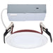 SATCO/NUVO 4 Inch Fire Rated Direct Wire Slim Fit Step Baffle Downlight 10W 820Lm CCT Selectable 2700K/3000K/3500K/4000K/5000K 90 CRI Dimmable 120V White (S11865R1)
