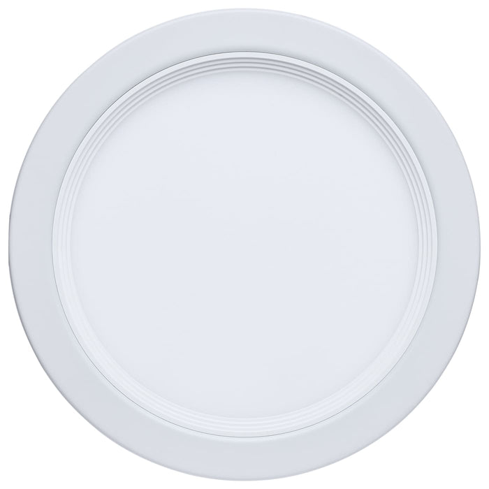SATCO/NUVO 6 Inch Fire Rated Direct Wire Slim Fit Step Baffle Downlight 13W 1100Lm CCT Selectable 2700K/3000K/3500K/4000K/5000K 90 CRI Dimmable 120V White (S11867R1)