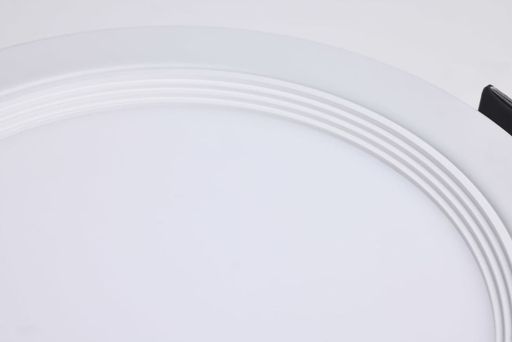 SATCO/NUVO 6 Inch Fire Rated Direct Wire Slim Fit Step Baffle Downlight 13W 1100Lm CCT Selectable 2700K/3000K/3500K/4000K/5000K 90 CRI Dimmable 120V White (S11867R1)