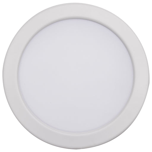 SATCO/NUVO 10W LED Fire Rated 4 Inch Direct Wire Downlight Round Flat Lens CCT Selectable 2700K/3000K/3500K/4000K/5000K 120-277V Dimmable Remote Driver White (S11868)