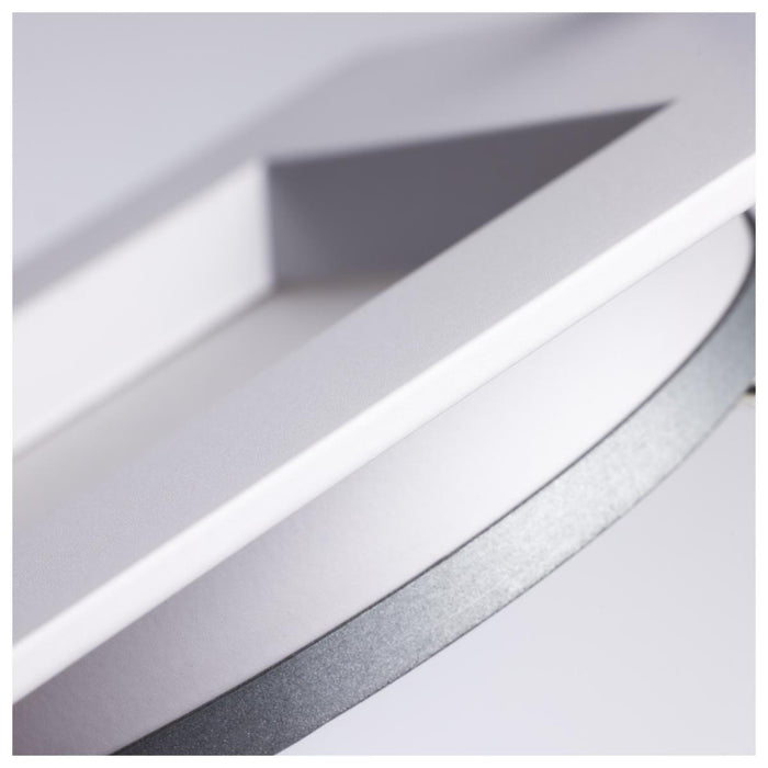 SATCO/NUVO 9W LED Direct Wire Downlight Slimfit Smooth Baffle 4 Inch CCT Selectable 2700K/3000K/3500K/4000K/5000K 120V Square Remote Driver White (S11871R1)