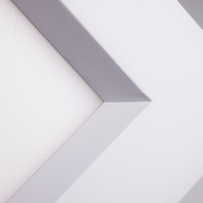 SATCO/NUVO 4 Inch Square 12W LED Low Profile Regress Baffle Downlight Remote Driver CCT Selectable 2700K/3000K/3500K/4000K/5000K 750Lm 90 CRI 120V White (S11871)