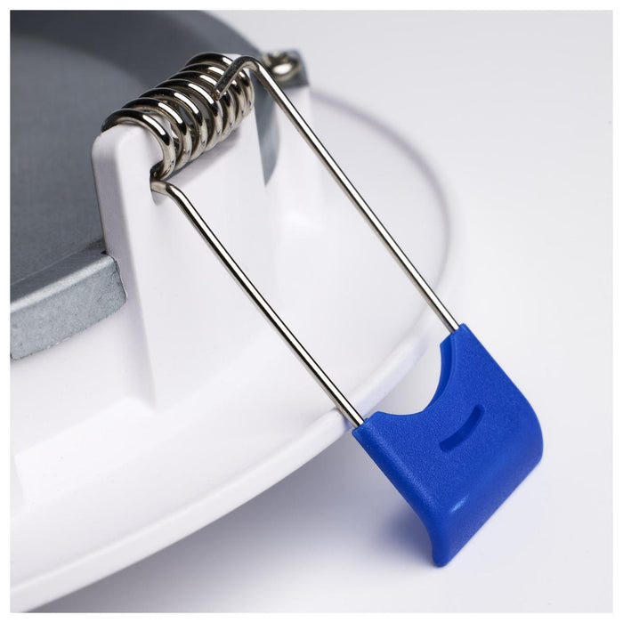 SATCO/NUVO 13W LED Direct Wire Downlight Slimfit Smooth Baffle 6 Inch CCT Selectable Round Remote Driver White Finish (S11872R1)