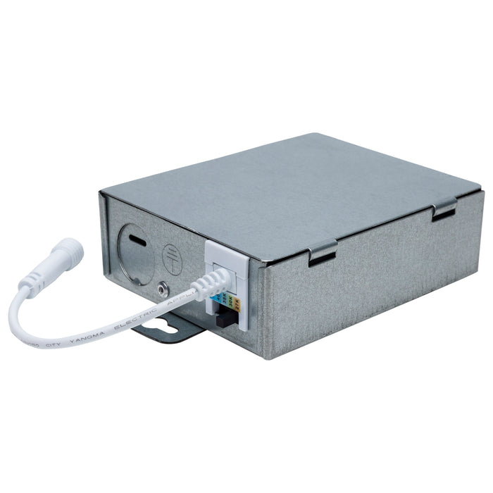 SATCO/NUVO 6 Inch Round 15W LED Low Profile Regress Baffle Downlight Remote Driver CCT Selectable 2700K/3000K/3500K/4000K/5000K 1100Lm 90 CRI 120V White (S11872)