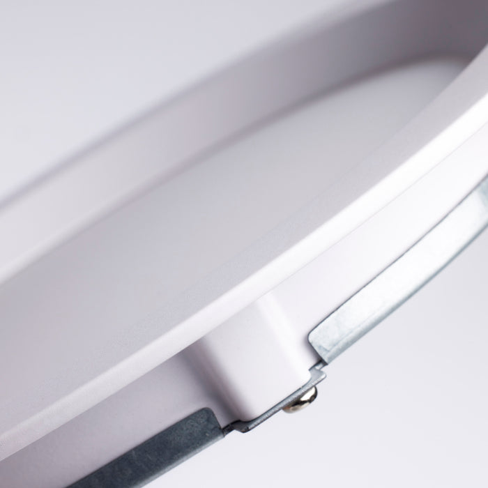 SATCO/NUVO 6 Inch Round 15W LED Low Profile Regress Baffle Downlight Remote Driver CCT Selectable 2700K/3000K/3500K/4000K/5000K 1100Lm 90 CRI 120V White (S11872)