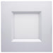 SATCO/NUVO 12W LED Direct Wire Downlight Slimfit Smooth Baffle 6 Inch CCT Selectable Square Remote Driver White Finish (S11873R1)
